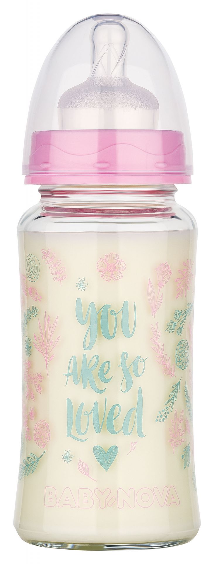 Baby Nova Trinksauger Latex Kirschform - 4 Stück Für Milch 0-24 Monate